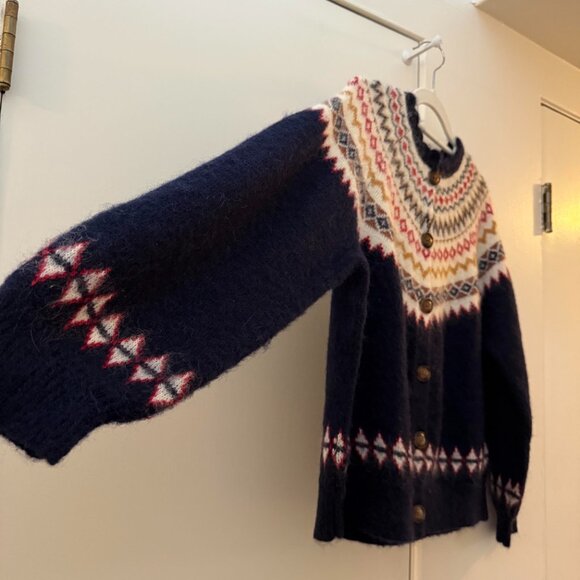 DÔEN Amble Fair Isle-Inspired Mohair-Blend Cardigan (Medium) - Picture 8 of 16